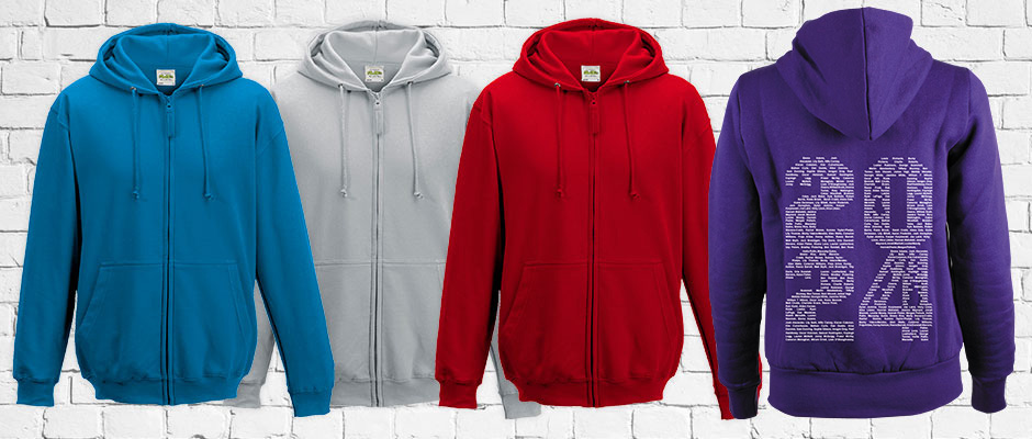 School Leavers' Zip Hoodies