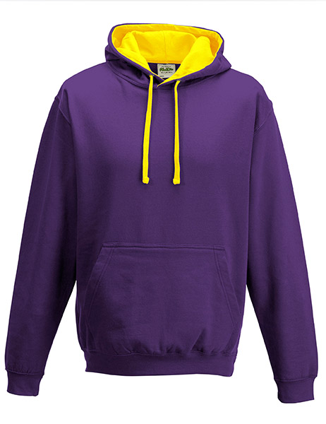 Varsity Hoodie - Purple/Sun Yellow